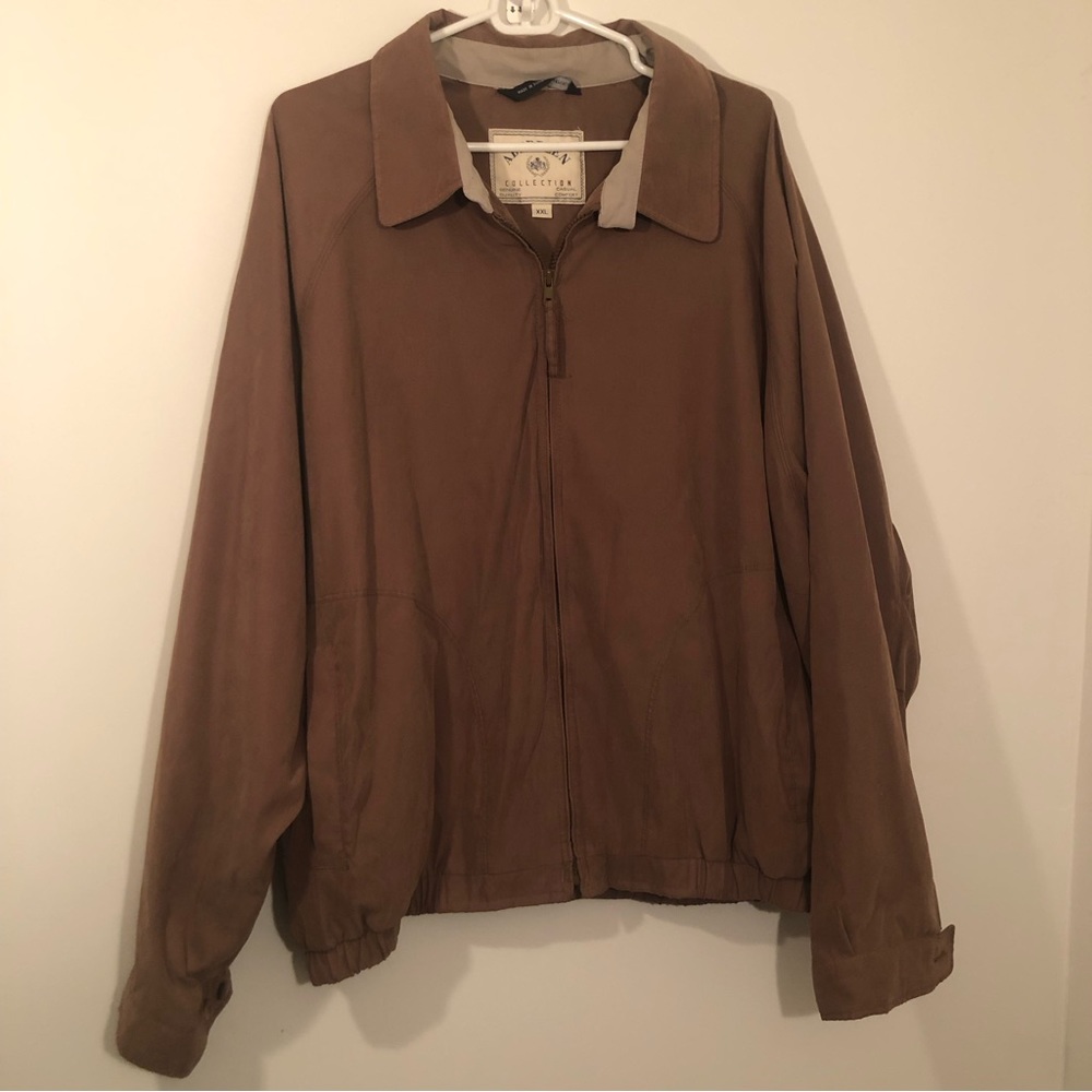 Aberdeen Collection Jacket Men’s XXL  Full Zip   Tan
